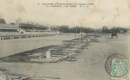 CPA FRANCE 75016 "Paris, courses à Longchamp, 1906"