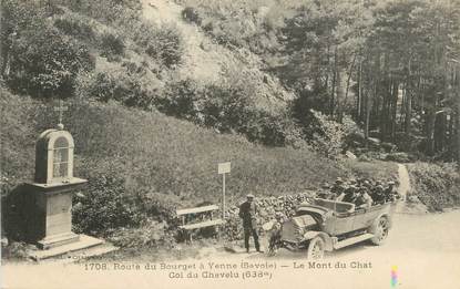 . CPA   FRANCE  73 "Route du Bourget à Yenne, Le Mont du Chat Col du Chevelu"