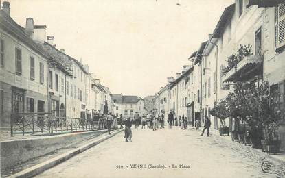 . CPA   FRANCE  73 "Yenne, La place"