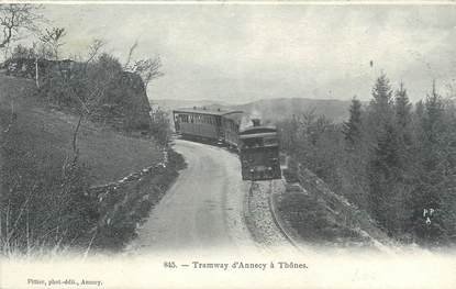 . CPA   FRANCE  74 " Thones" / TRAMWAY