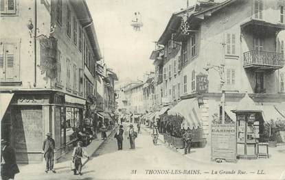 .CPA FRANCE 74 " Thonon les Bains, La Grande Rue "