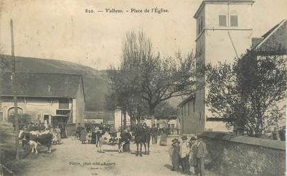 .CPA FRANCE 74 "  Vulbens, Place de l'église"