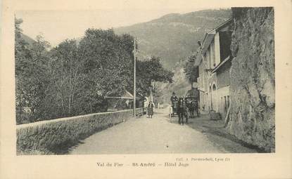 .CPA FRANCE 74 "  St André, Val du Fier, Hôtel Juge"