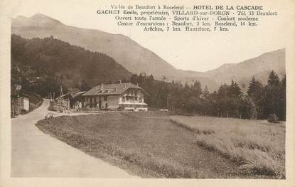 .CPA FRANCE 74 " Villard sur Doron, Hôtel de la Cascade"