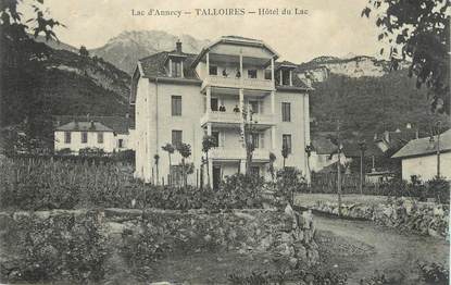 .CPA  FRANCE 74 " Talloires,  Hôtel du Lac"