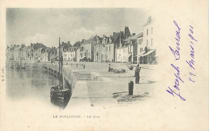 .CPA  FRANCE 44 "Le Pouliguen, Le quai"