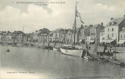 .CPA  FRANCE 44 "Le Pouliguen, Le port et le quai"