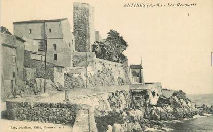 .CPA FRANCE 06 "Antibes, Les remparts"