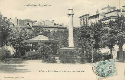 .CPA FRANCE 06  "Antibes, Place nationale   "