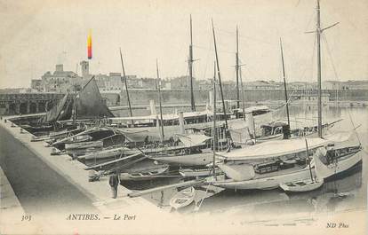 .CPA FRANCE 06  "Antibes, Le port"