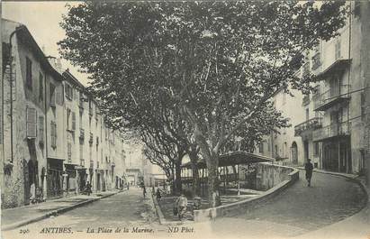 .CPA FRANCE 06  "Antibes, Place de la Marine"