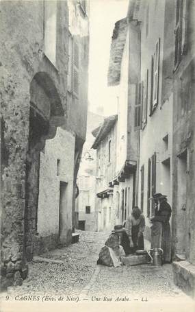 CPA FRANCE 06 "Cagnes, une rue Arabe"