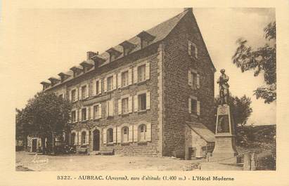 .CPA FRANCE 12 "Aubrac, Hôtel moderne"