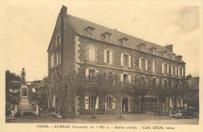 .CPA FRANCE 12 "Aubrac, Café Gros"