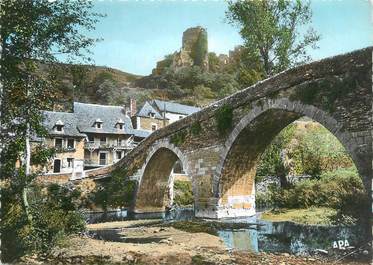 .CPSM FRANCE 12 "Belcastel, Pont romain et le château"