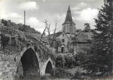 .CPSM FRANCE 12 "Belcastel, Vieux pont et l'église"