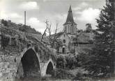 12 Aveyron .CPSM FRANCE 12 "Belcastel, Vieux pont et l'église"