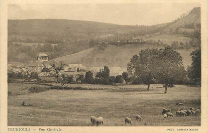 .CPA FRANCE 12 " Cruejouls, Vue générale"