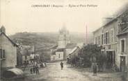 12 Aveyron .CPA FRANCE 12 " Compolibat, Eglise et place publique"