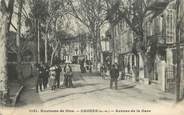 06 Alpe Maritime CPA FRANCE 06 "Cagnes, avenue de la Gare"