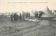 12 Aveyron .CPA FRANCE 12 "La Cavalerie, Camp du Larzac la veille du départ"