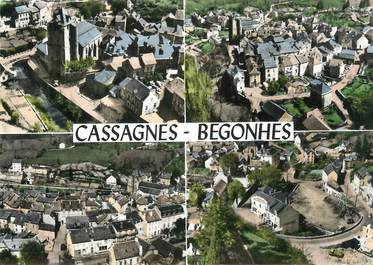 .CPSM FRANCE 12  "Cassagnes - Begonhes "