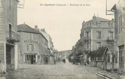 .CPA FRANCE 12  "Capdenac, Boulevard de la Gare"