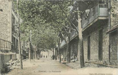 .CPA FRANCE 12  "Cransac, La promenade"