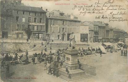 .CPA FRANCE 12 "Décazeville, Place Decazes"