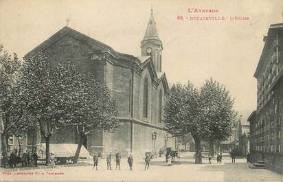 .CPA FRANCE 12 "Décazeville, L'église"