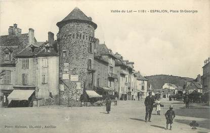 .CPA FRANCE 12 "'Espalion, Place St Georges"