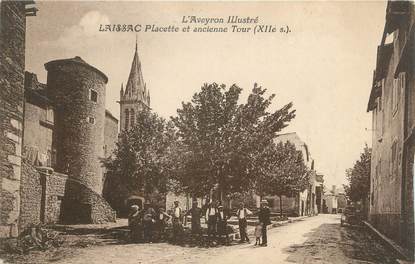 .CPA FRANCE 12 "Laissac, Placette et ancienne tour"