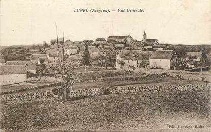 .CPA FRANCE 12 "Lunel, Vue générale"