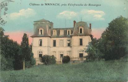 .CPA FRANCE 12 "Manach, Le Château"