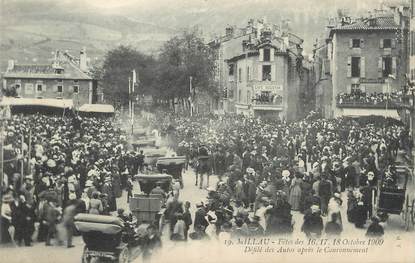 .CPA  FRANCE 12 "Millau, Fêtes des 16-17-18 octobre 1909"