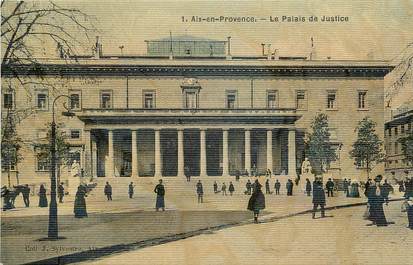 CPA FRANCE 13 "Aix en Provence, le palais de Justice"