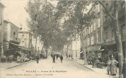 .CPA  FRANCE 12 "Millau, Avenue de la République"