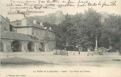 .CPA  FRANCE 12 "Nant, Vallée de la Dourbie, Place du Claux"