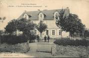 12 Aveyron .CPA FRANCE 12 "Quins, L'école et la Maison Communale"