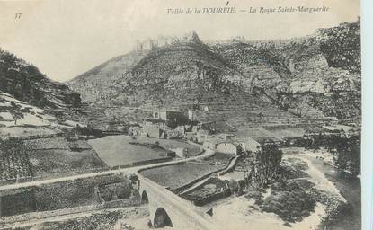 .CPA FRANCE 12 "La Roque Ste Marguerite, Vallée de la Dourbie " 