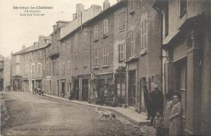 .CPA  FRANCE 12 "  Séverac le Château, Rue des Douves"