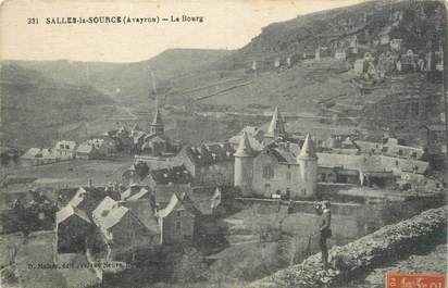 .CPA FRANCE 12 "  Salles la Source, Le bourg"