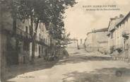 12 Aveyron .CPA FRANCE 12 "  St Rome de Tarn, Avenue de la Gendarmerie"