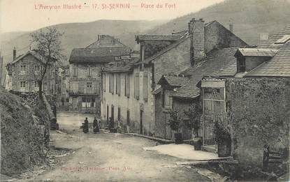 .CPA FRANCE 12 "  St Sernin, Place du fort"