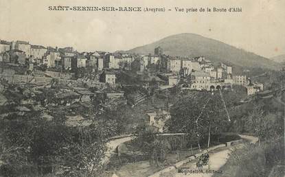 .CPA FRANCE 12 "  St Sernin sur Rance, Vue prise de la route d'Albi"