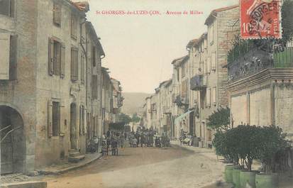 .CPA FRANCE 12 "  St Georges de Luzençon, Avenue de Millau"