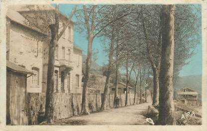 .CPA FRANCE 12 "  St Félix de Sorgues, Avenue des écoles"