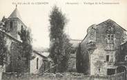 12 Aveyron .CPA FRANCE 12 "  Ste Eulalie de Cernon, Vestiges de la commanderie" / TEMPLIERS