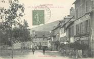 12 Aveyron .CPA FRANCE 12 "  St Geniez d'Olt, Place du Foirail"