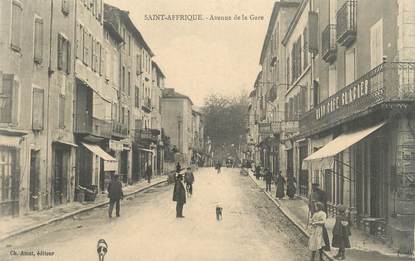 .CPA FRANCE 12 "  St Affrique, Avenue de la Gare"